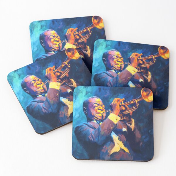 Item preview, Louis Armstrong Wall Art, Decor, Room, Music designed and sold by jmgstore.