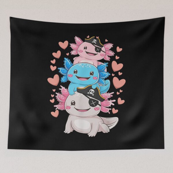 Item preview, Axolotl Pirates Cute Animal Lover designed and sold by Gogetgiggles.