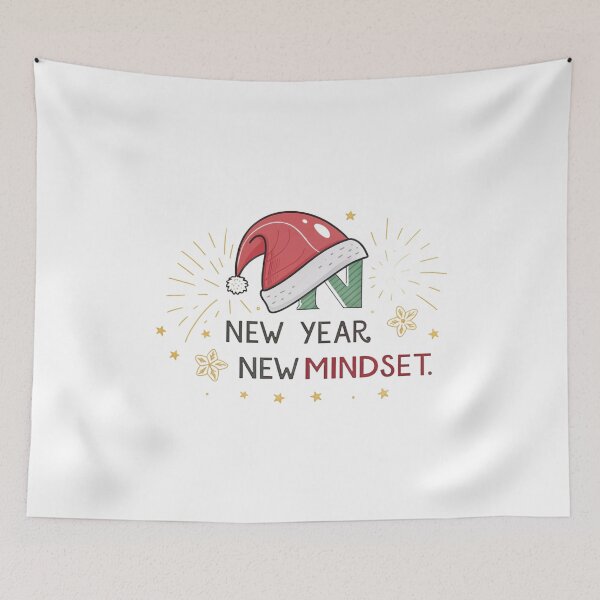 Item preview, New Year New Mindset by Vivo Studio – Motivational Holiday Design designed and sold by VivoStudio.