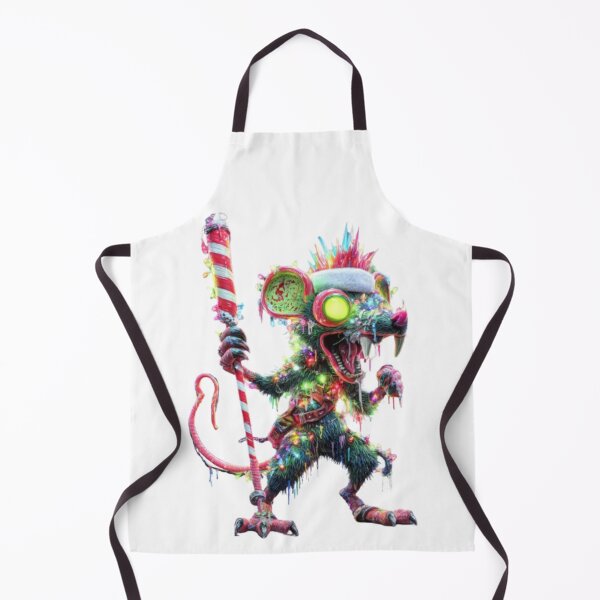 Item preview, Grotesque Christmas Rat Monster designed and sold by AlexLineArt.