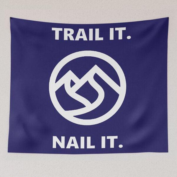 Item preview, Trail it Nail it (white) designed and sold by Indepp.