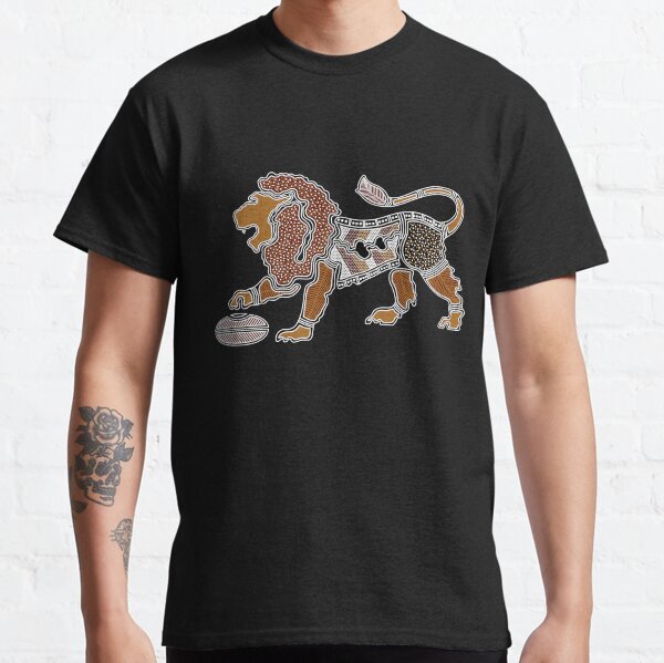Authentic Aboriginal Art - Lion Classic T-Shirt