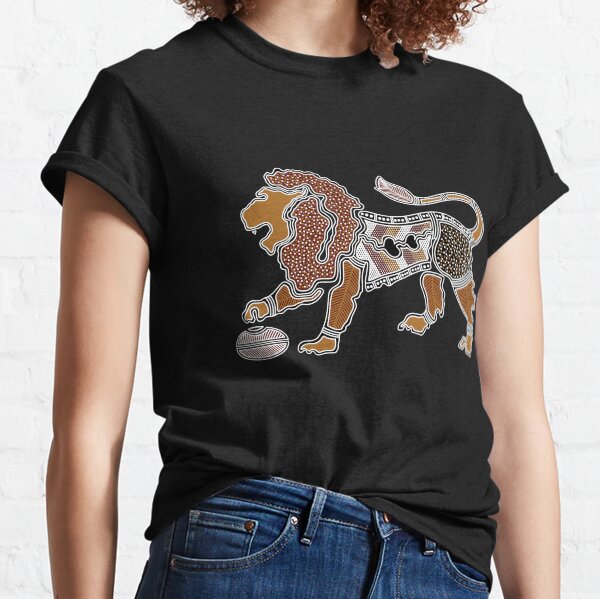 Authentic Aboriginal Art - Lion Classic T-Shirt