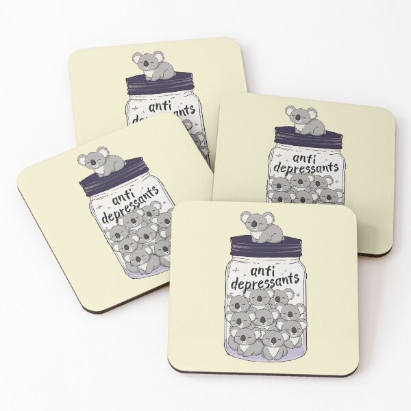 Item preview, Funny Koala Anti Depressant Jar Animal Lover Zoo Boys Girls Kids designed and sold by rafaeltto.