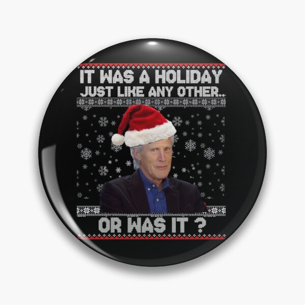 Item preview, Keith Morrison christmas sweater True Crime Ugly Christmas it was a holiday just like any other  Funny Christmas Sweater  designed and sold by EvelynZem.