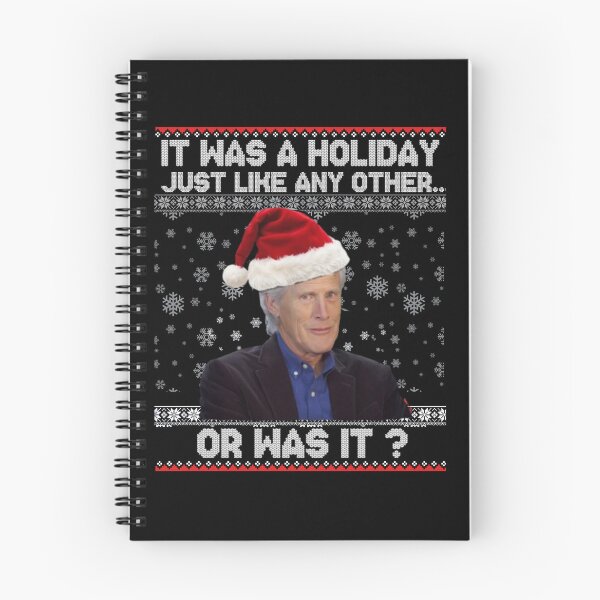 Item preview, Keith Morrison christmas sweater True Crime Ugly Christmas it was a holiday just like any other  Funny Christmas Sweater  designed and sold by EvelynZem.