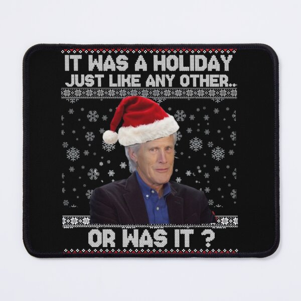 Item preview, Keith Morrison christmas sweater True Crime Ugly Christmas it was a holiday just like any other  Funny Christmas Sweater  designed and sold by EvelynZem.