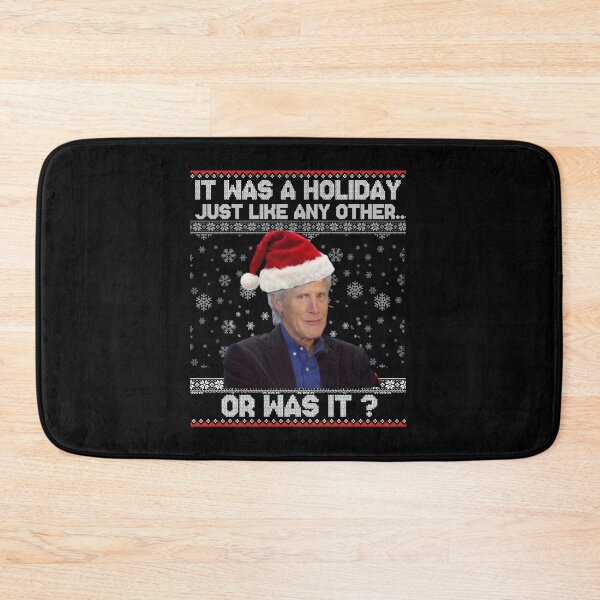 Item preview, Keith Morrison christmas sweater True Crime Ugly Christmas it was a holiday just like any other  Funny Christmas Sweater  designed and sold by EvelynZem.