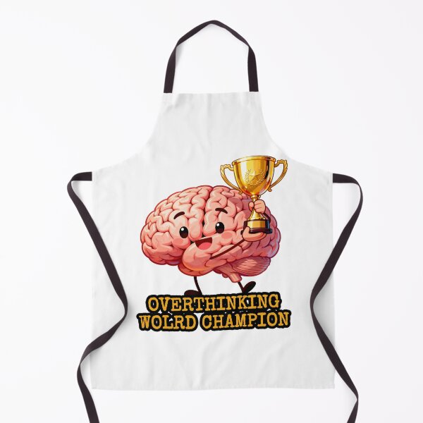 Item preview, Overthinking World Champion - Anxiety Central designed and sold by Quality-Custom-Designs.