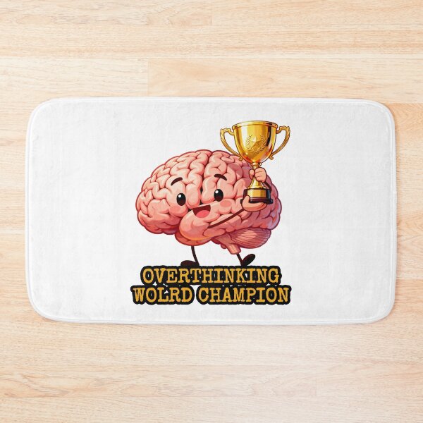 Item preview, Overthinking World Champion - Anxiety Central designed and sold by Quality-Custom-Designs.