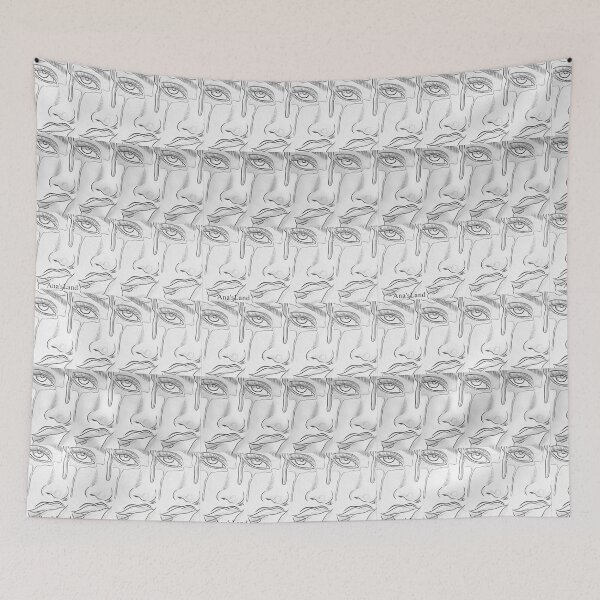 Item preview, Eyes On U (Woman face close up) - Minimalist design, contemporary art designed and sold by Ana'sLand.