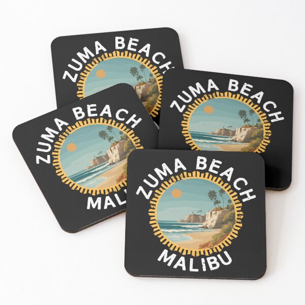 Item preview, Zuma Beach - Malibu (with White Lettering) designed and sold by VelvetRoom.
