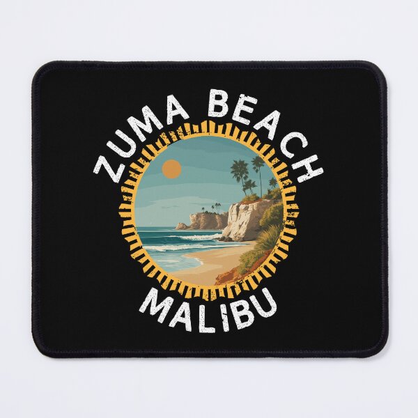 Item preview, Zuma Beach - Malibu (with White Lettering) designed and sold by VelvetRoom.