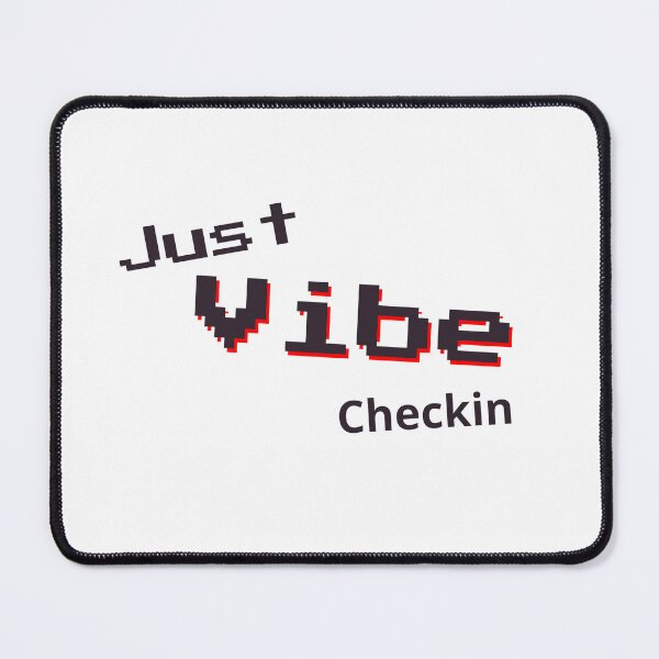Item preview, Just Vibe Checkin - Funny Retro Slang Aesthetic designed and sold by nightN.