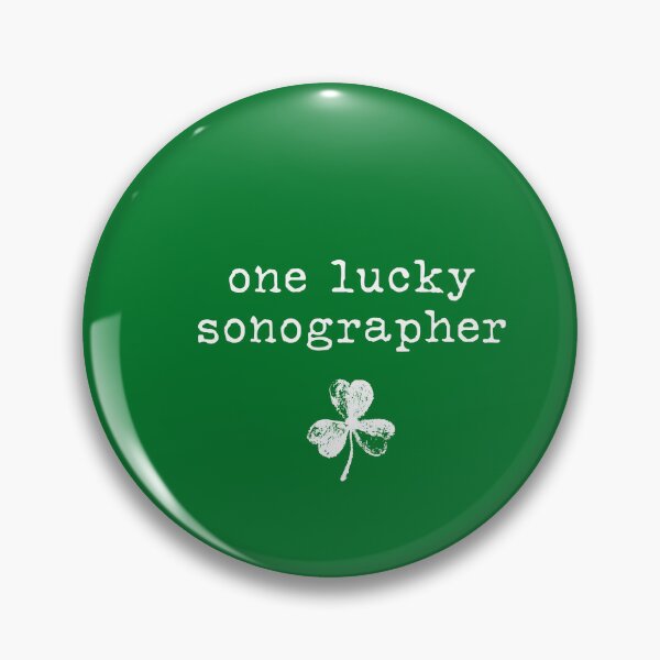 Item preview, One Lucky Sonographer – St. Patrick’s Day Ultrasound Tech Quote Design designed and sold by MyMomentShirt.