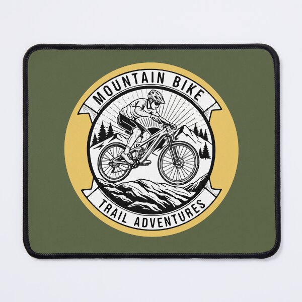 Item preview, Mountain Bike Trail Adventures Vintage Badge designed and sold by KiwiRider.