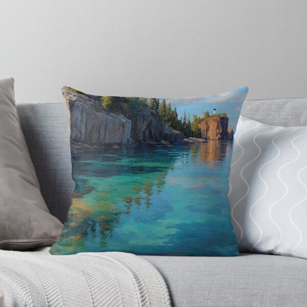 Item preview, Lighthouse Cliffs at Lake Superior designed and sold by daila70.