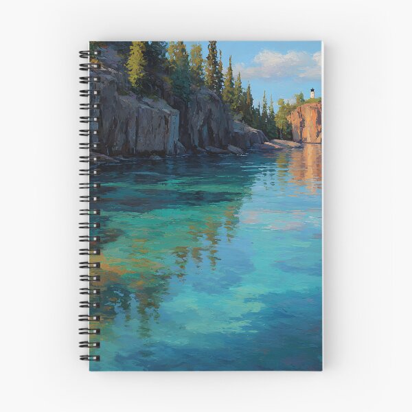 Item preview, Lighthouse Cliffs at Lake Superior designed and sold by daila70.