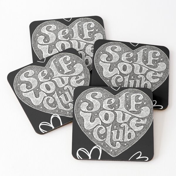 Item preview, Self Love Club - Hand Drawn Heart Typography designed and sold by Extremeallie.