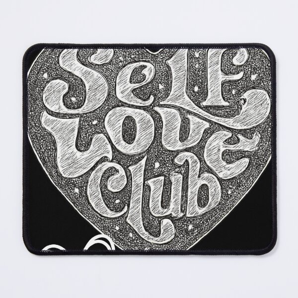 Item preview, Self Love Club - Hand Drawn Heart Typography designed and sold by Extremeallie.