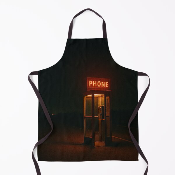 Item preview, Neon Phone Booth – Analog Night Call Aesthetic designed and sold by BadaBingBear.