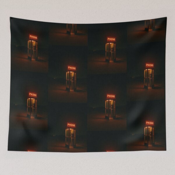 Item preview, Neon Phone Booth – Analog Night Call Aesthetic designed and sold by BadaBingBear.