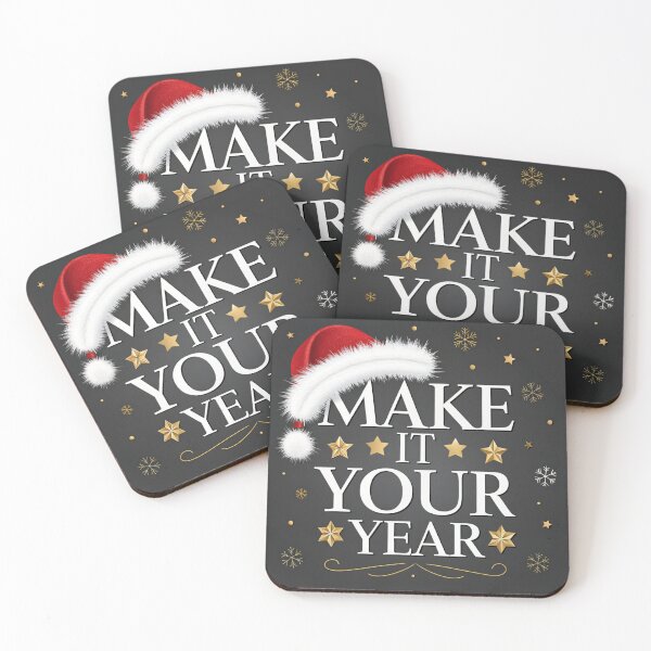 Item preview, Make It Your Year by Vivo Studio – Elegant Motivational Holiday Design designed and sold by VivoStudio.