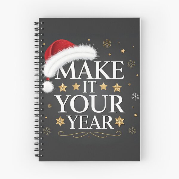 Item preview, Make It Your Year by Vivo Studio – Elegant Motivational Holiday Design designed and sold by VivoStudio.