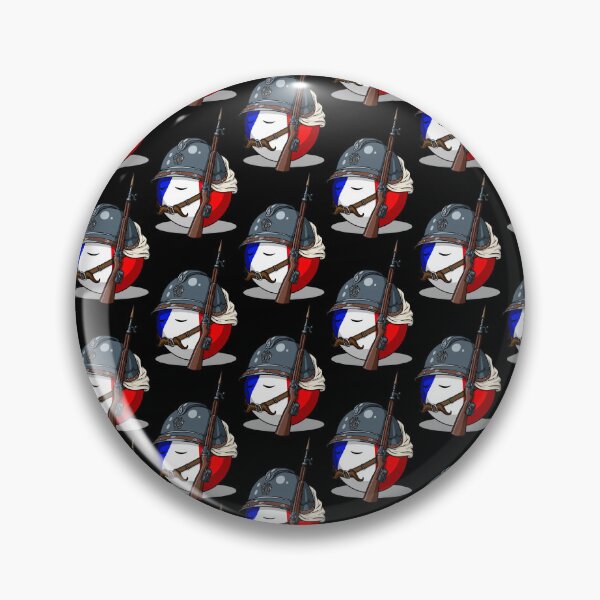 Item preview, Franceball Countryball - WWI Poilu Adrian Helmet designed and sold by Georain.