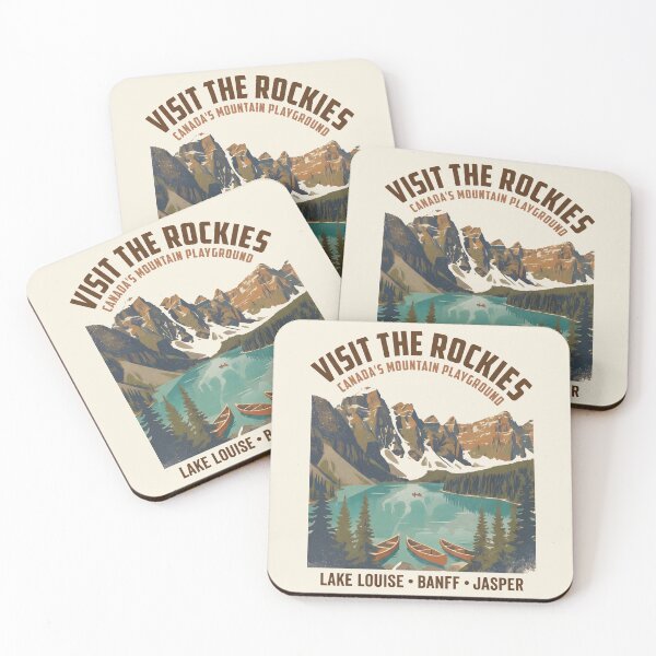 Item preview, vintage travel canada Rocky Mountains designed and sold by Uglyandcute.