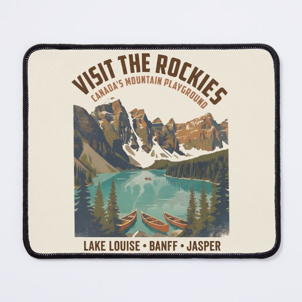 Item preview, vintage travel canada Rocky Mountains designed and sold by Uglyandcute.
