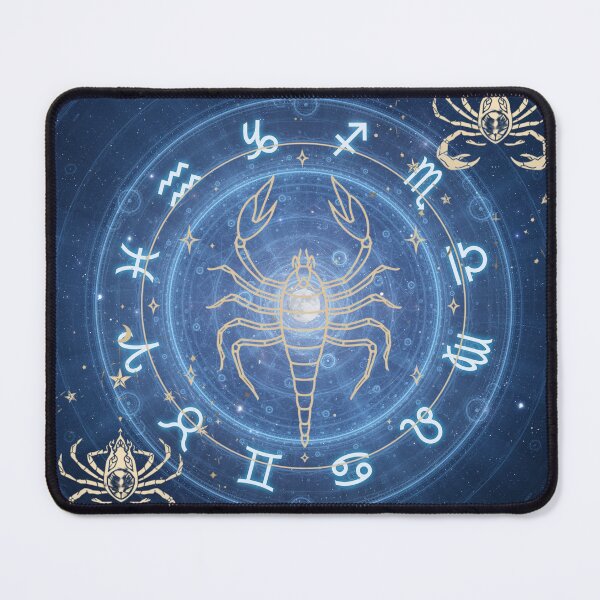 Item preview, minimal monochrome zodiac sign (scorpio) designed and sold by tsintsinshop.