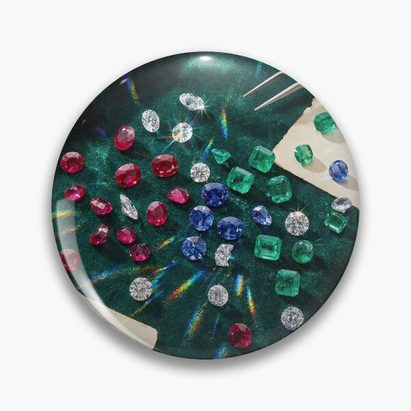 Item preview, The Jeweler's Workbench - Gemstones, Gold & Velvet Flat Lay designed and sold by SavinMercantile.