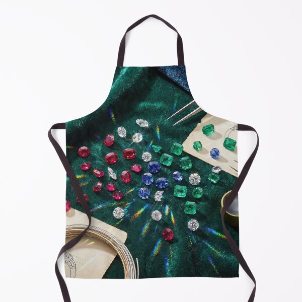 Item preview, The Jeweler's Workbench - Gemstones, Gold & Velvet Flat Lay designed and sold by SavinMercantile.
