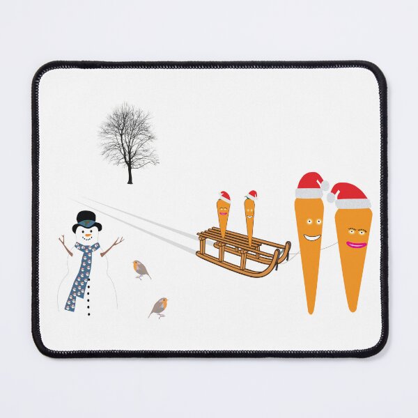 Item preview, Carrot family goes for festive sledge ride designed and sold by Notorious CodFather Designer Studio.