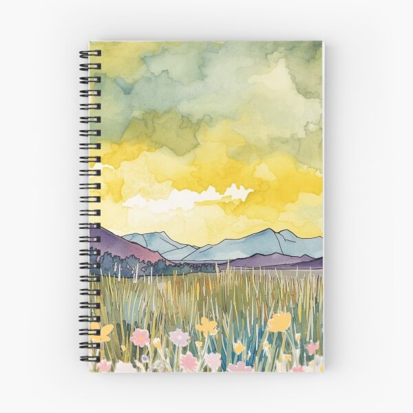 Item preview, Tranquil Landscape with Mountains and Fields designed and sold by Modern-Tropical.