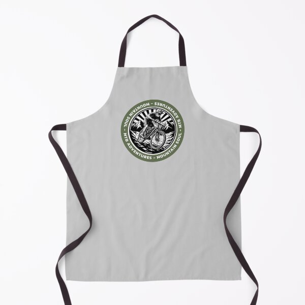 Artikelvorschau, MTB Adventures Mountain Soul Monochromatic Badge entworfen und verkauft von KiwiRider.