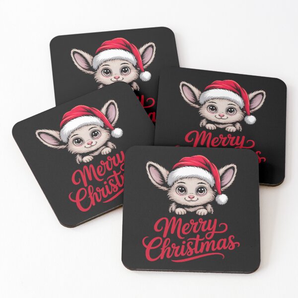 Item preview, Cute Fluffy Christmas Creature – Merry Holiday Illustration designed and sold by SoftStyleStudio ⭐⭐⭐.