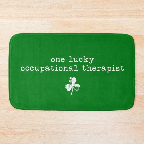 Item preview, One Lucky Occupational Therapist – St. Patrick’s Day OT Quote Design designed and sold by MyMomentShirt.