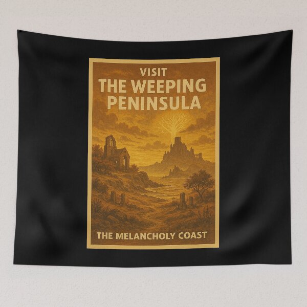 Item preview, Visit the Weeping Peninsula — The Melancholy Coast designed and sold by ChickenFund.