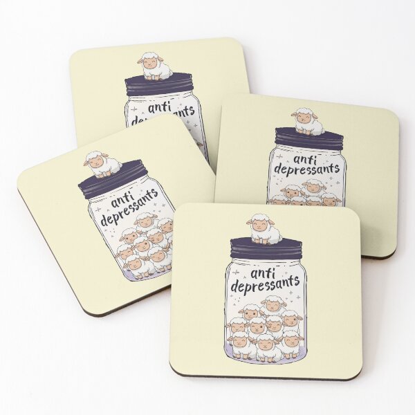 Item preview, Funny Sheep Anti Depressant Jar Animal Lover Zoo Boys Girls Kids designed and sold by rafaeltto.