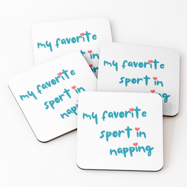 Item preview, My Favorite Sport Is Napping - Sleep Lover Funny Quote designed and sold by nightN.