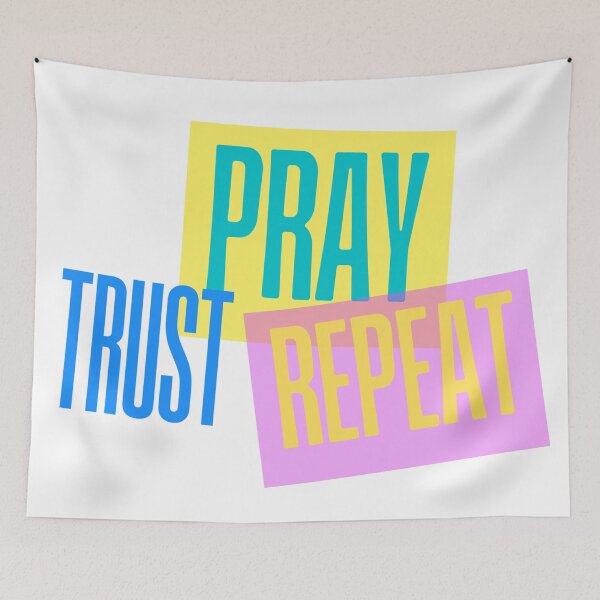 Item preview, Pretty Christian Pray, Trust, Repeat designed and sold by Embers & Incense Co..