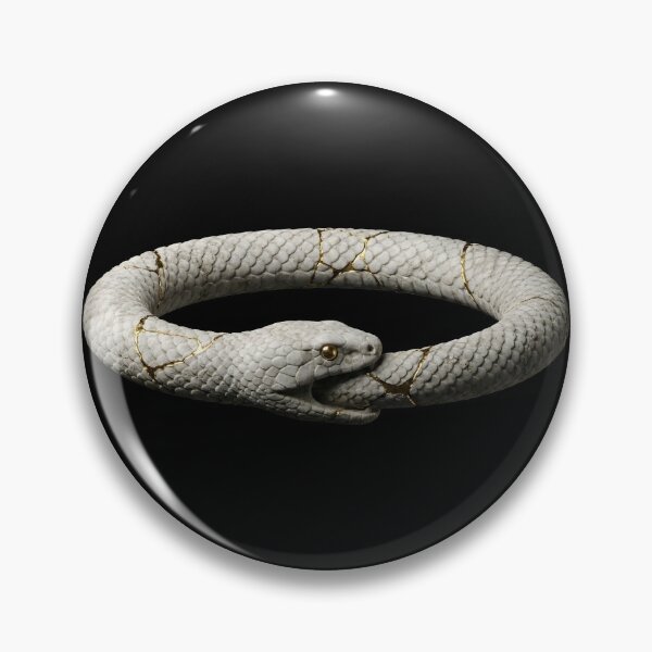 Item preview, Ouroboros Marble Statue – Stoic Infinity Symbol designed and sold by Finik-store.