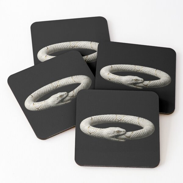 Item preview, Ouroboros Marble Statue – Stoic Infinity Symbol designed and sold by Finik-store.
