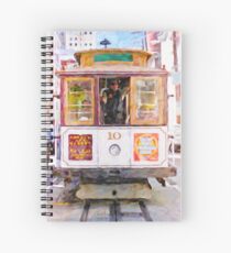 Cable Car No. 10 Spiral Notebook