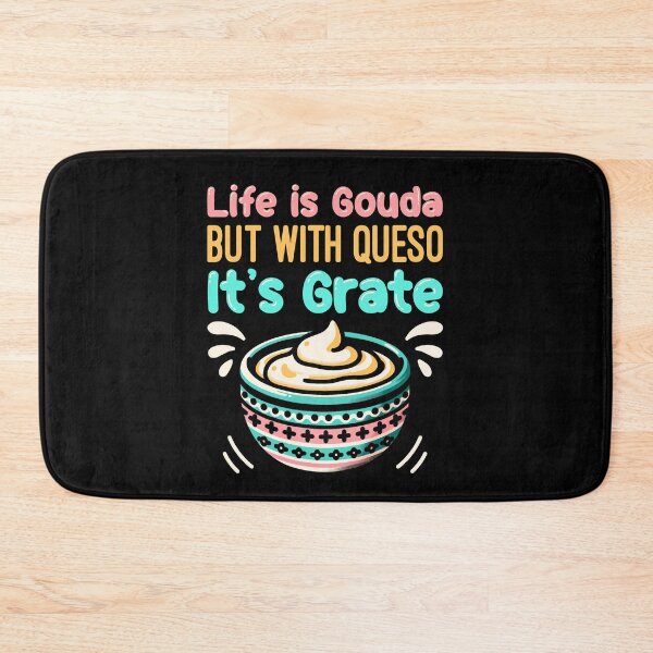Item preview, Funny Food Pun Gouda Queso Cheese designed and sold by jaygo.