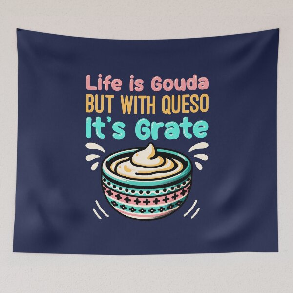 Item preview, Funny Food Pun Gouda Queso Cheese designed and sold by jaygo.