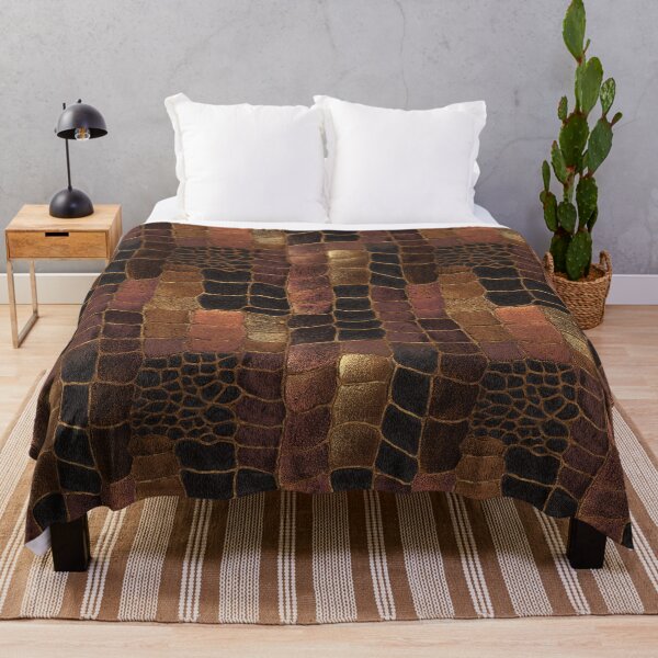 Item preview, Chic Natural Crocodile Skin Pattern For Holiday Surprise designed and sold by RoyalStarsPatts.