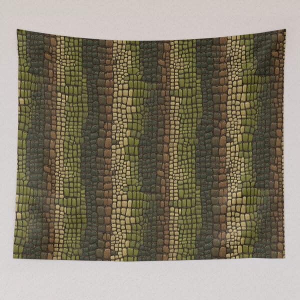 Item preview, Chic Imitation-Leather Alligator Skin Pattern For Fall Celebration designed and sold by RoyalStarsPatts.